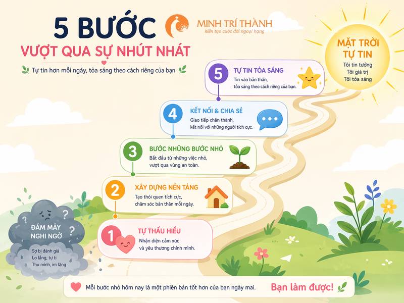 lộ trình giúp trẻ bớt nhút nhát