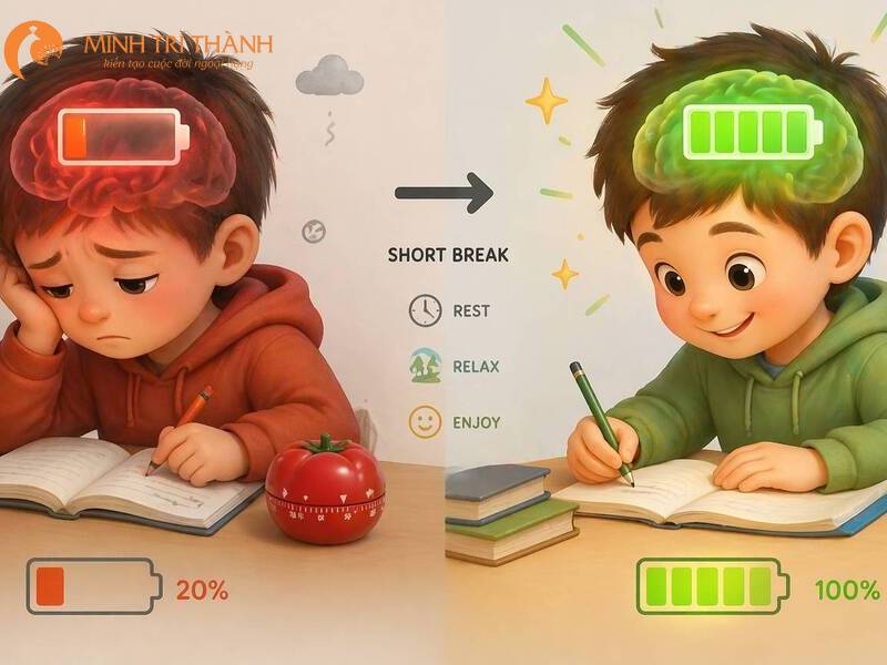 tại sao phương pháp pomodoro giúp trẻ lười học học tốt