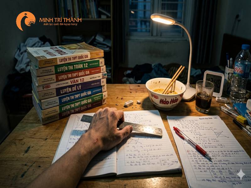 áp lực học tập theo khoa học