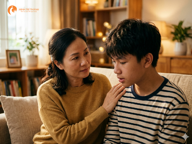ba mẹ cần làm gì khi con có dấu hiệu áp lực học tập