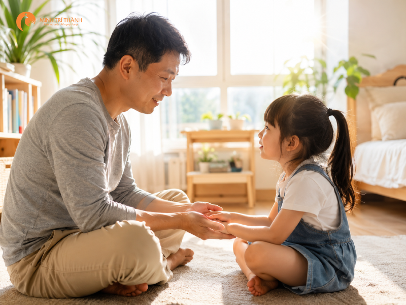 các cách dạy con khi con làm sai