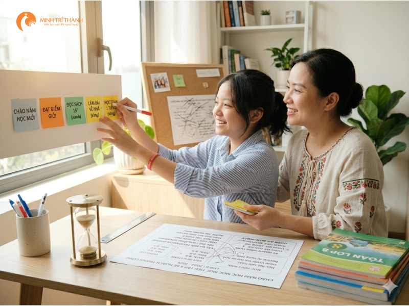 cách đặt mục tiêu năm học mới