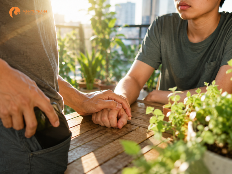 cách hàn gắn kết nối với con