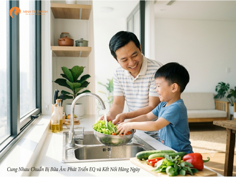 thực hành nuôi dưỡng EQ cho trẻ hàng ngày