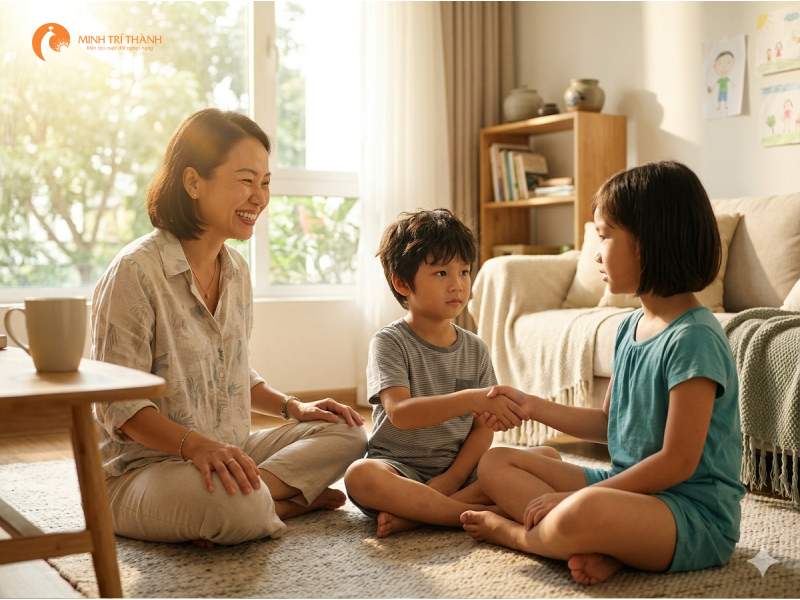 cách xử lý trẻ đánh nhau