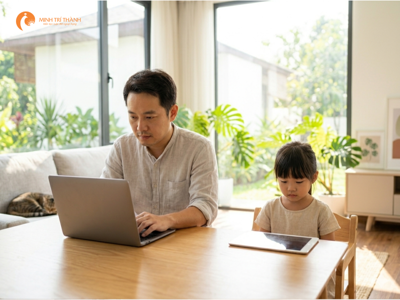khi cha mẹ quá bận rộn để dạy con
