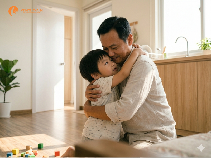 làm gì khi lỡ nóng giận với con