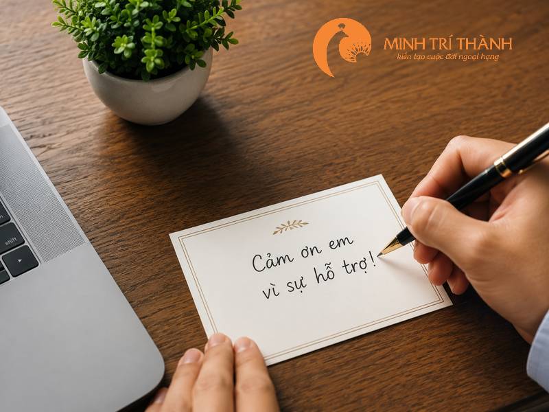 Lòng biết ơn trong công việc theo vai trò