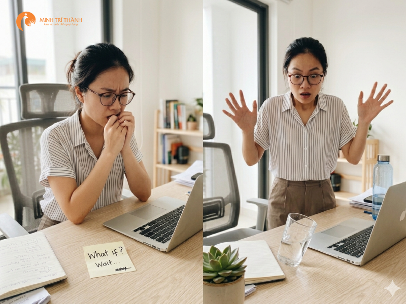 các cảm xúc tiêu cực lo lắng và sợ hãi