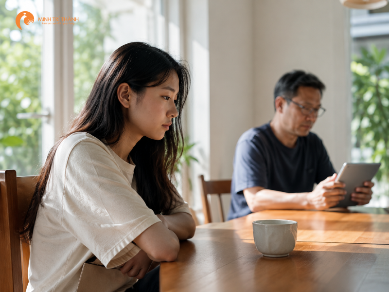 tại sao có khoảng cách giữa cha và mẹ