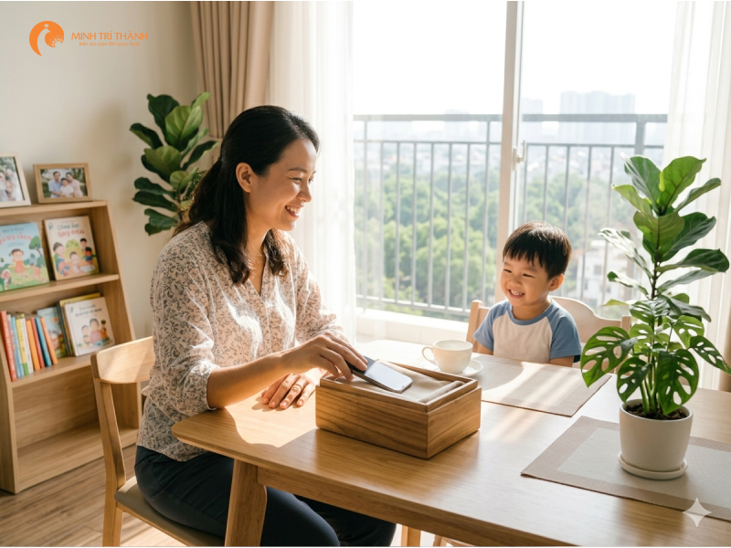 thực hành đồng hành cùng con mỗi ngày