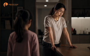 bố mẹ quát mắng con